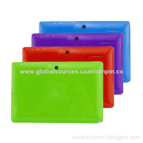 Major tablet PC with colorful plastic housing optional manufacturer in China